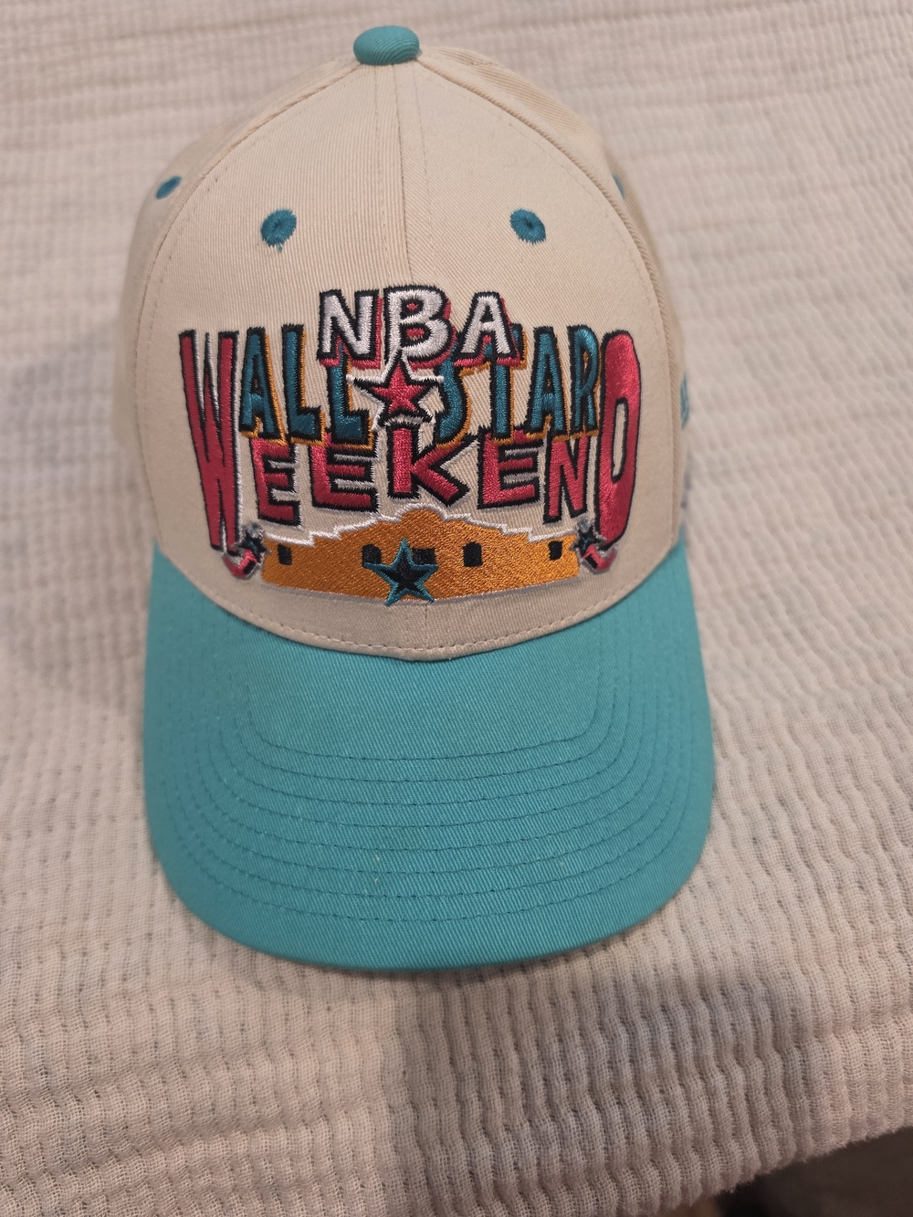 Mitchell & Ness Teal and Cream NBA All-Star Weekend Cap